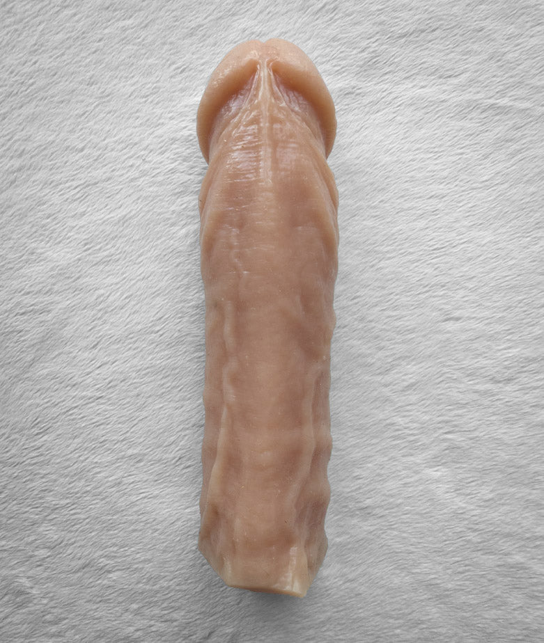 Realistic 7.5" penis sleeve/strap on - modeled after a real guy