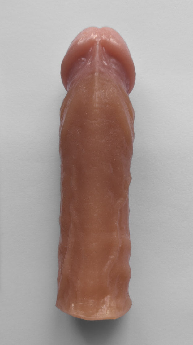 Realistic 7.5" penis sleeve/strap on - modeled after a real guy
