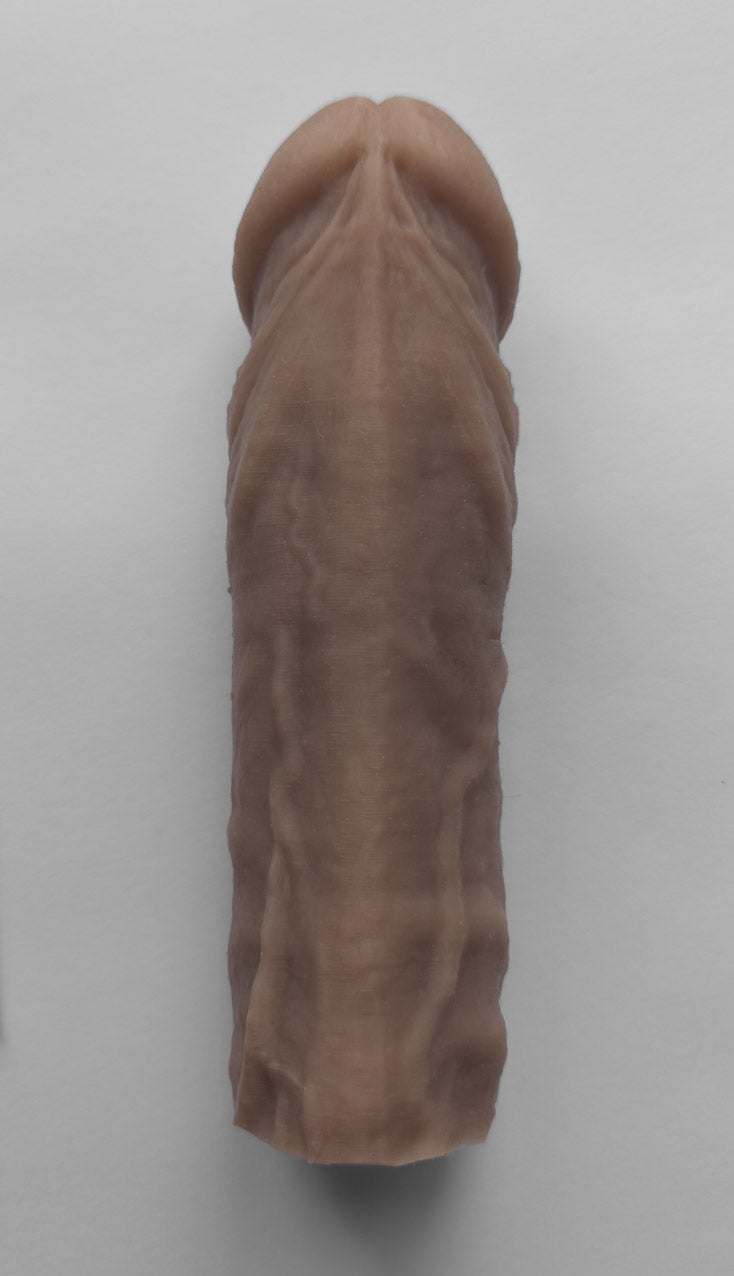 Realistic 8.5" penis sleeve/strap on - modeled after a real guy