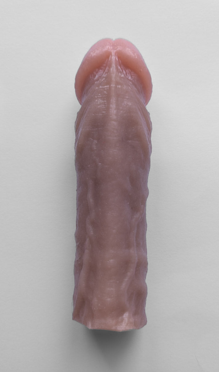 Realistic 8" penis sleeve/strap on - modeled after a real guy