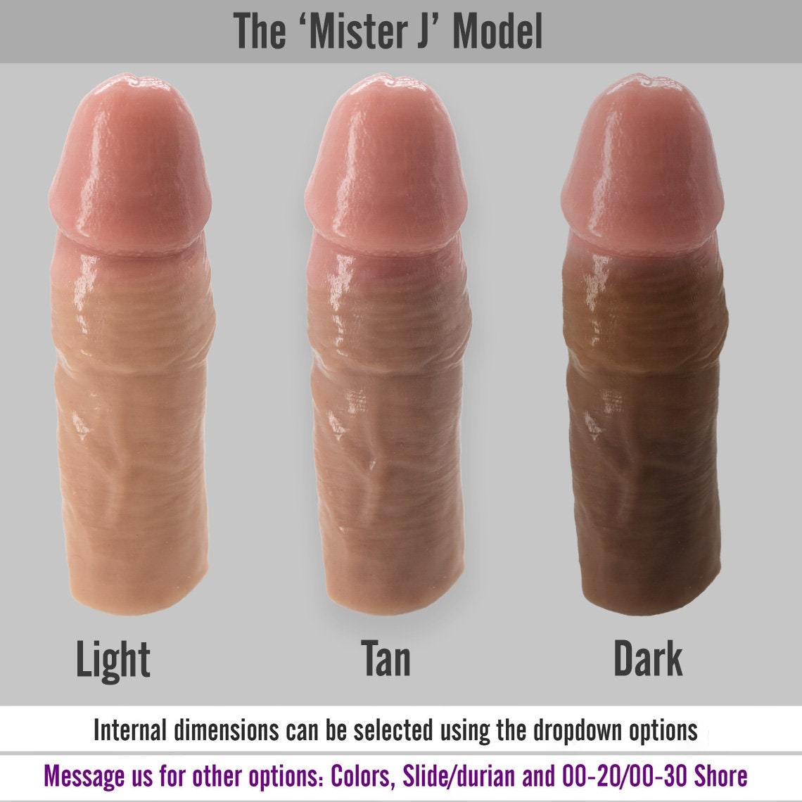 6.5 inch realistic penis sleeve/strap on - modeled after a real guy - The Mister J