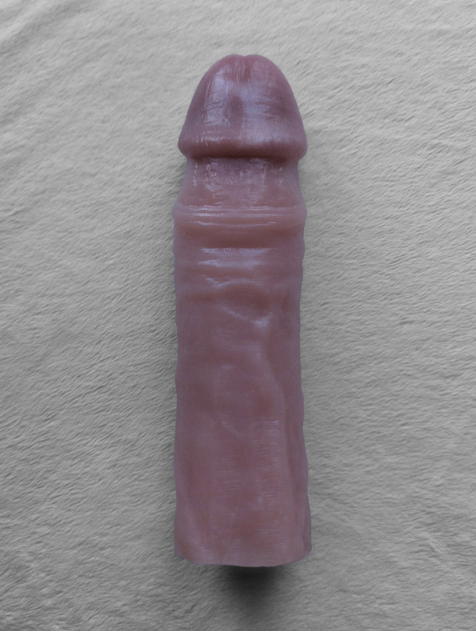 Realistic 8" penis sleeve/strap on - modeled after a real guy