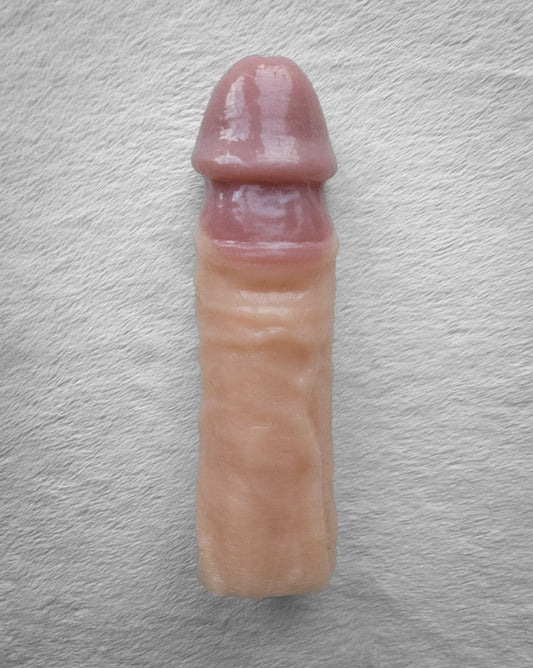 Realistic 7" penis sleeve/strap on - modeled after a real guy
