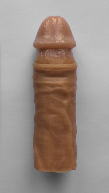 Realistic 7.5" penis sleeve/strap on - modeled after a real guy (Slide/Durian)