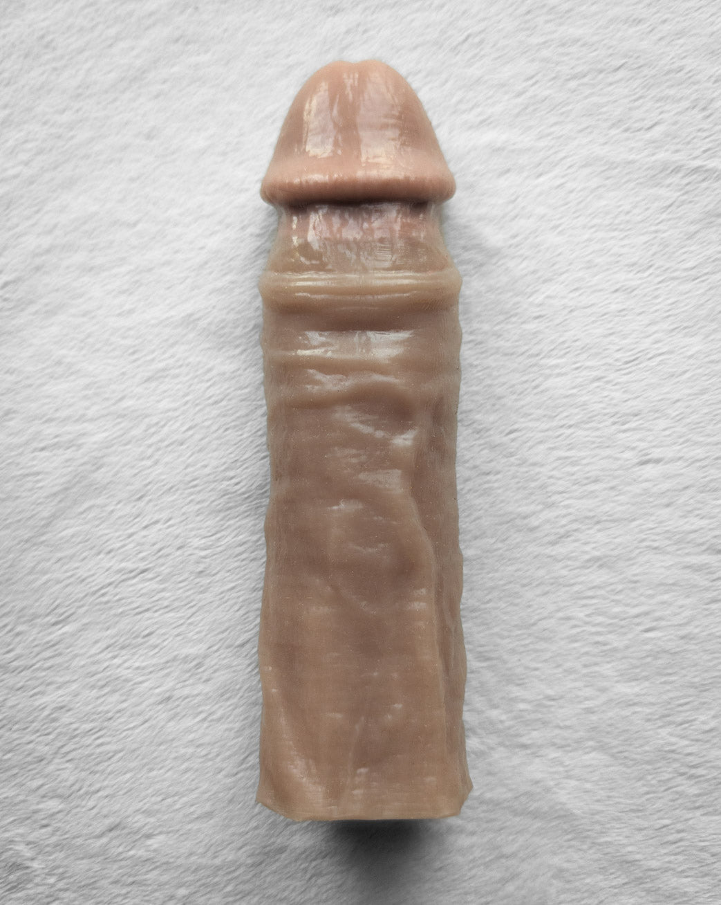 Realistic 8.5" penis sleeve/strap on - modeled after a real guy