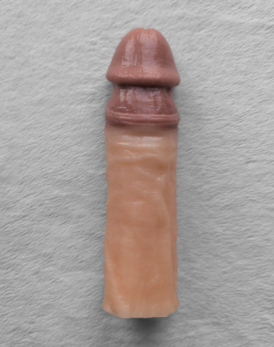 Realistic 7" penis sleeve/strap on - modeled after a real guy