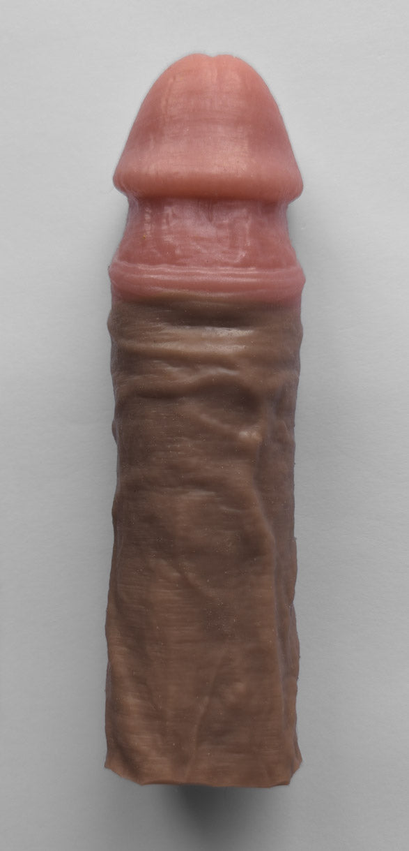 Realistic 8" penis sleeve/strap on - modeled after a real guy