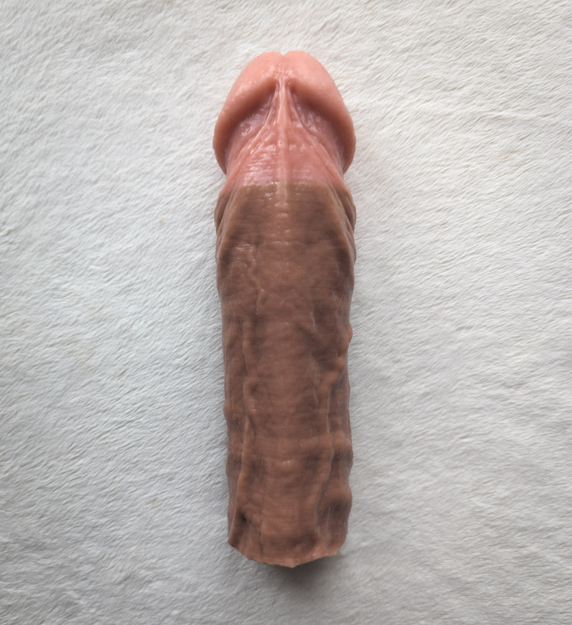 Realistic 8.5" penis sleeve/strap on - modeled after a real guy