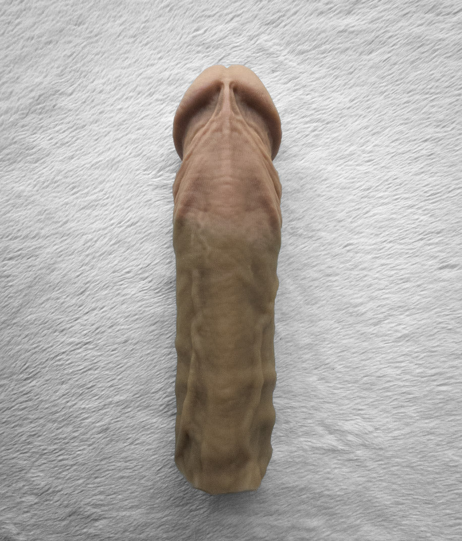 Realistic 6.25" penis sleeve/strap on - modeled after a real guy (Slide/Durian)