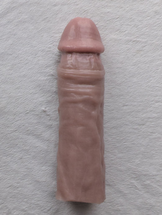 Realistic 9" penis sleeve/strap on - modeled after a real guy