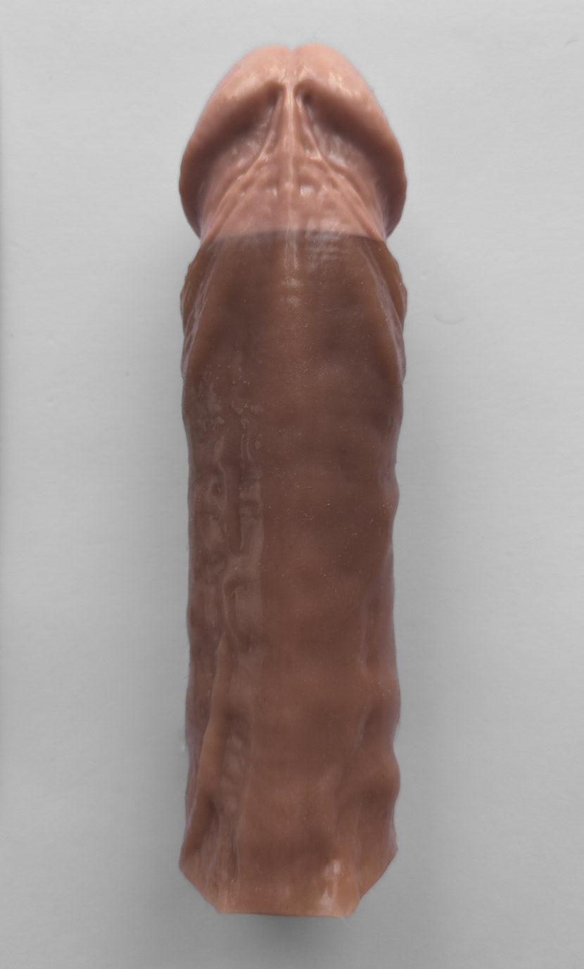 Realistic 6.75" penis sleeve/strap on - modeled after a real guy