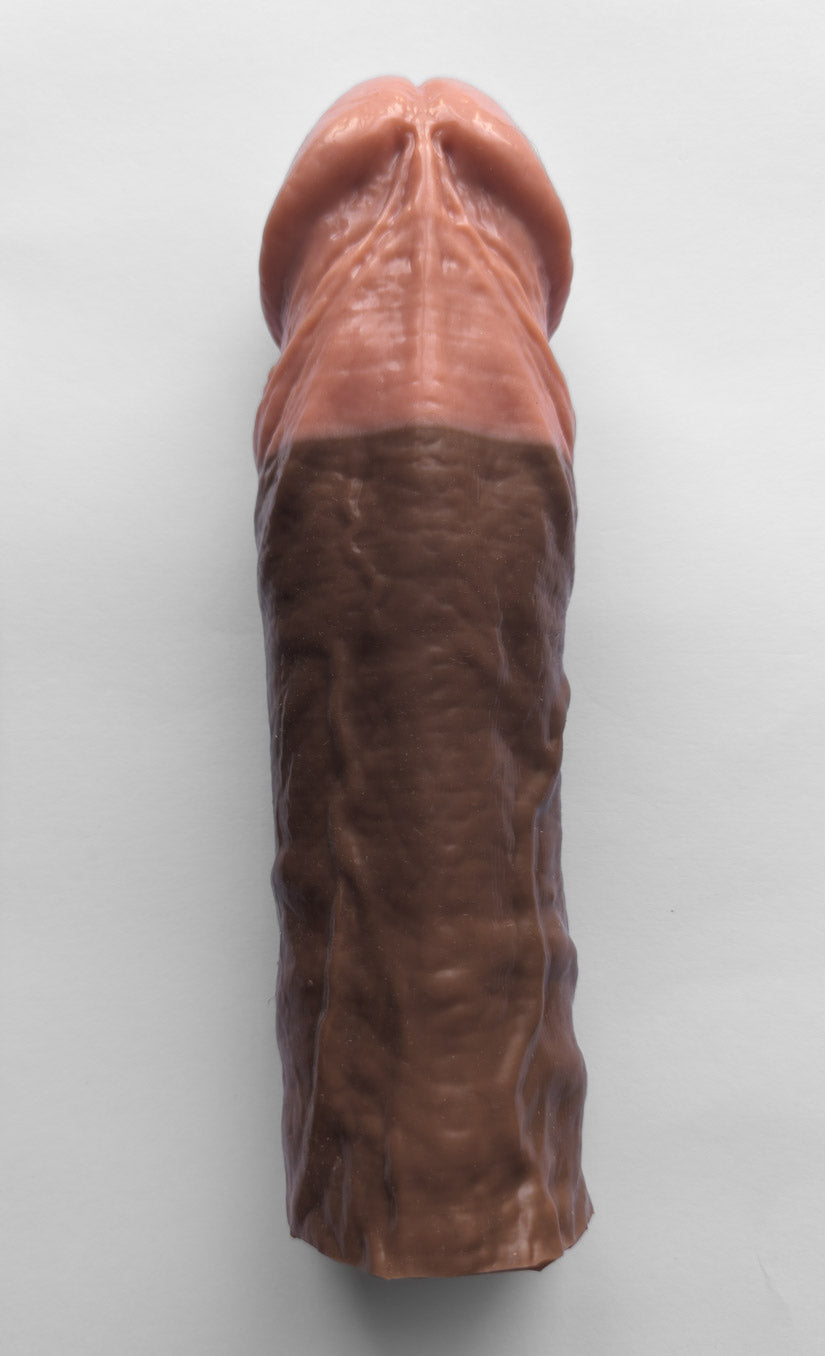 Realistic 9" penis sleeve/strap on - modeled after a real guy