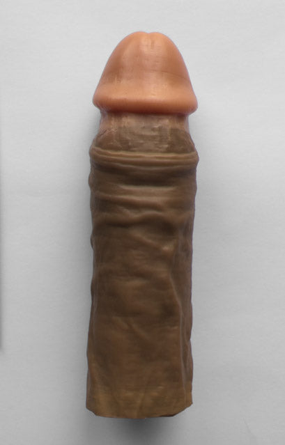 Realistic 8" penis sleeve/strap on - modeled after a real guy (Slide/Durian)