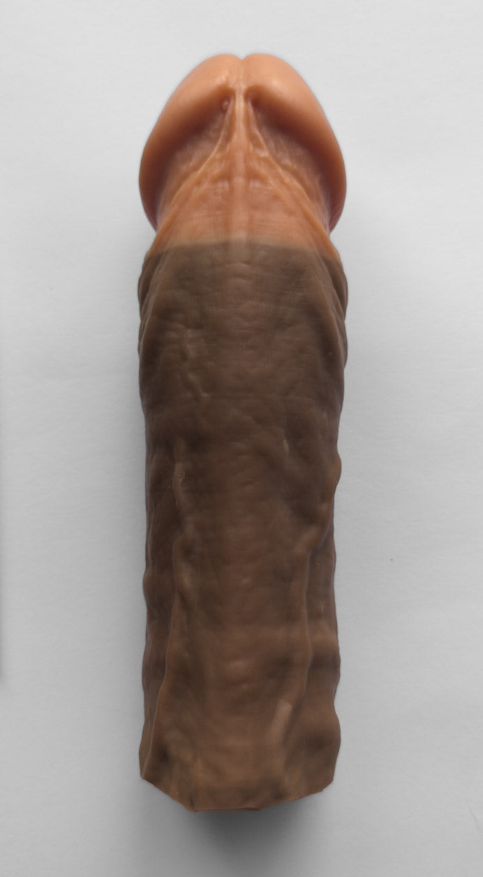 Realistic 8" penis sleeve/strap on - modeled after a real guy (Slide/Durian)