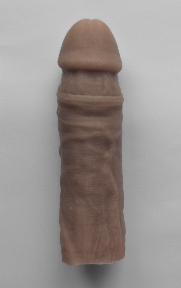 Realistic 8.5" penis sleeve/strap on - modeled after a real guy