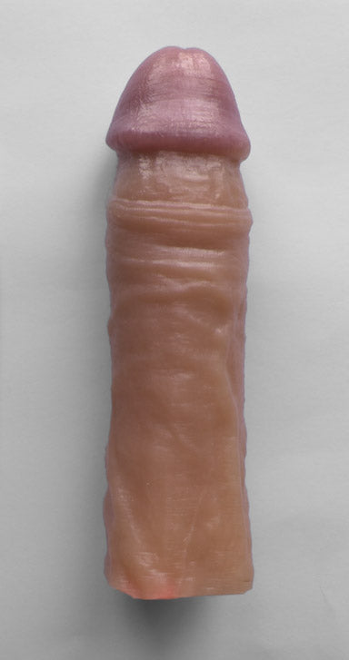 Realistic 9.25" penis sleeve/strap on - modeled after a real guy