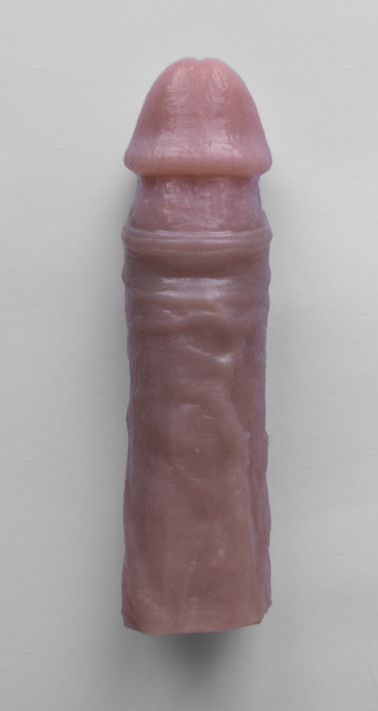 Realistic 8" penis sleeve/strap on - modeled after a real guy