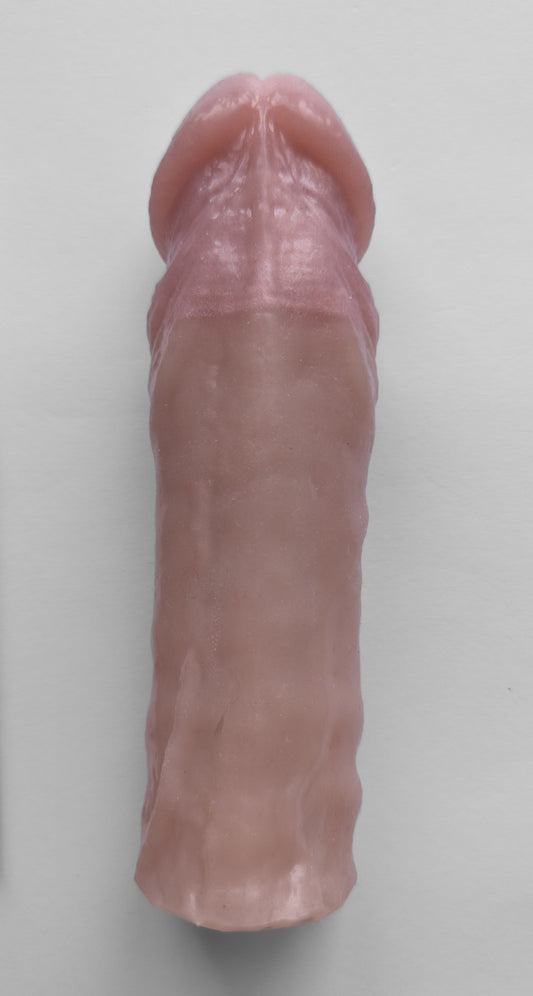Realistic 6.75" penis sleeve/strap on - modeled after a real guy