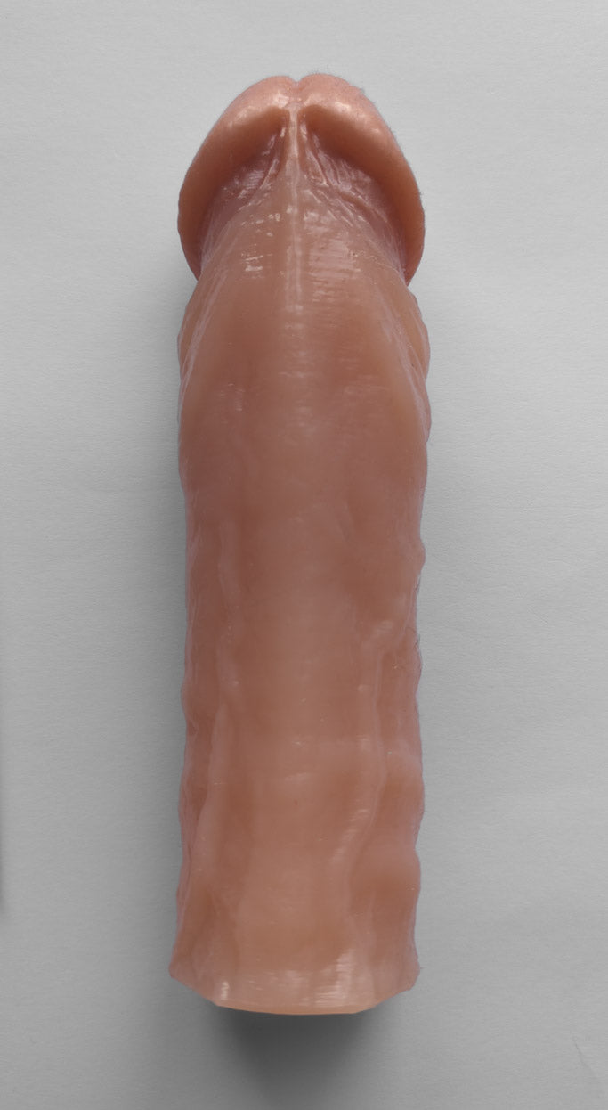 Realistic 8.5" penis sleeve/strap on - modeled after a real guy