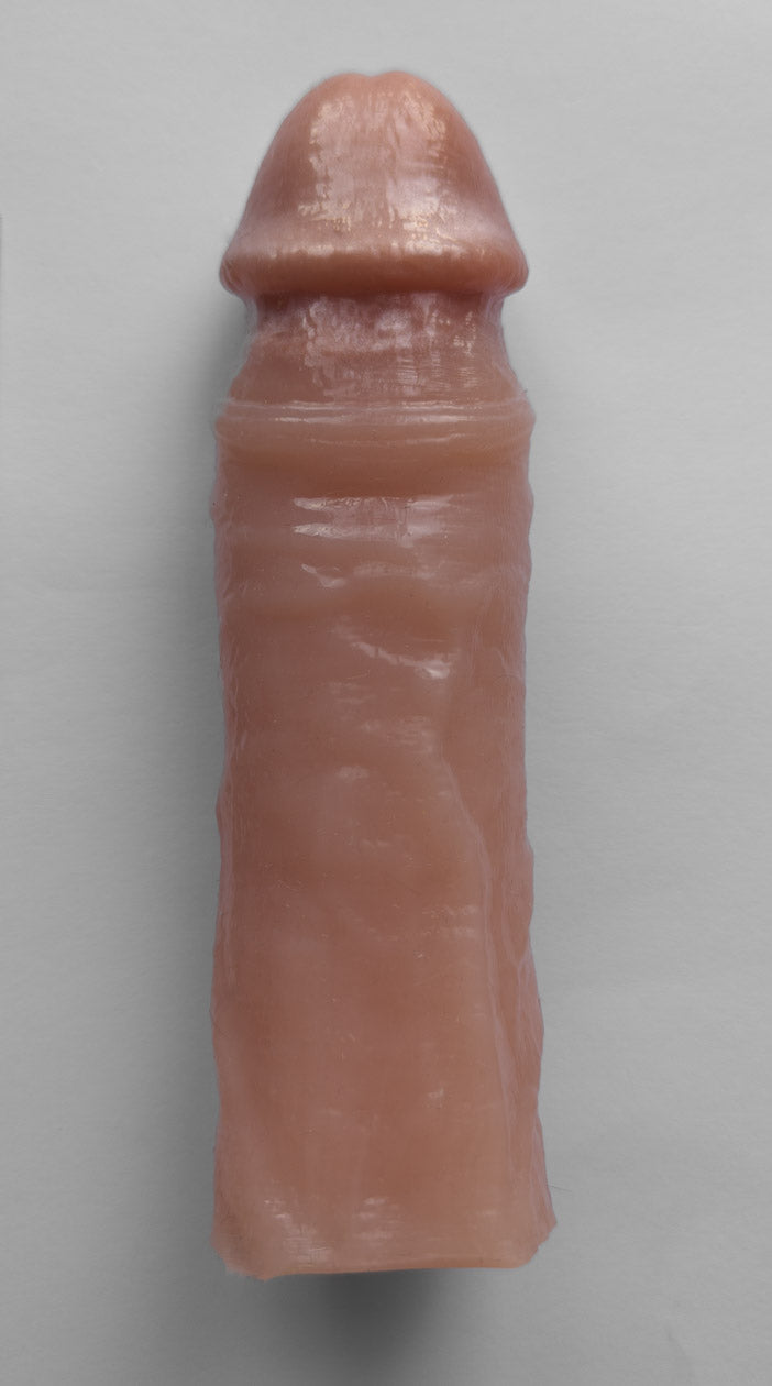 Realistic 8.5" penis sleeve/strap on - modeled after a real guy